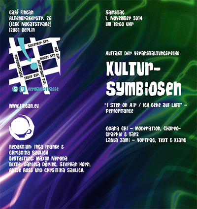 Flyer Fican KulturSymbiosen Nacht und Nebel Festival 2014